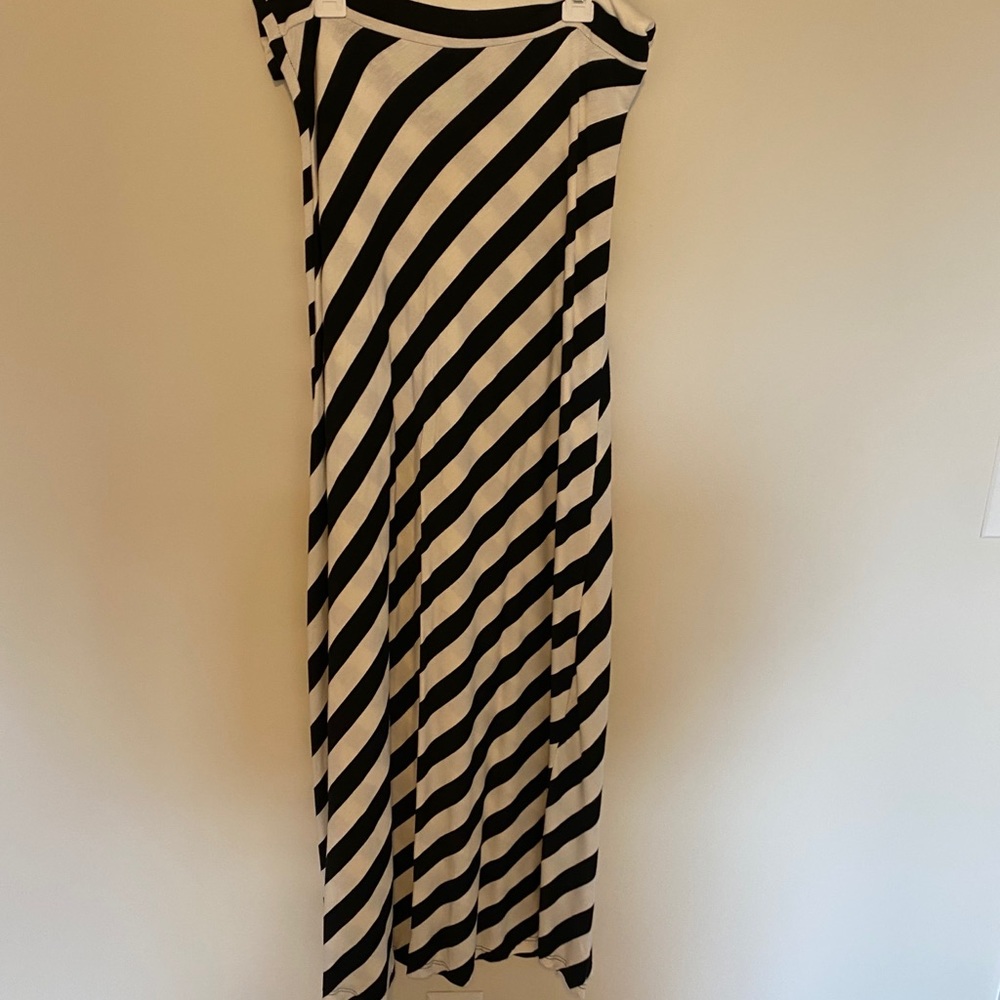 Stripped maxi skirt